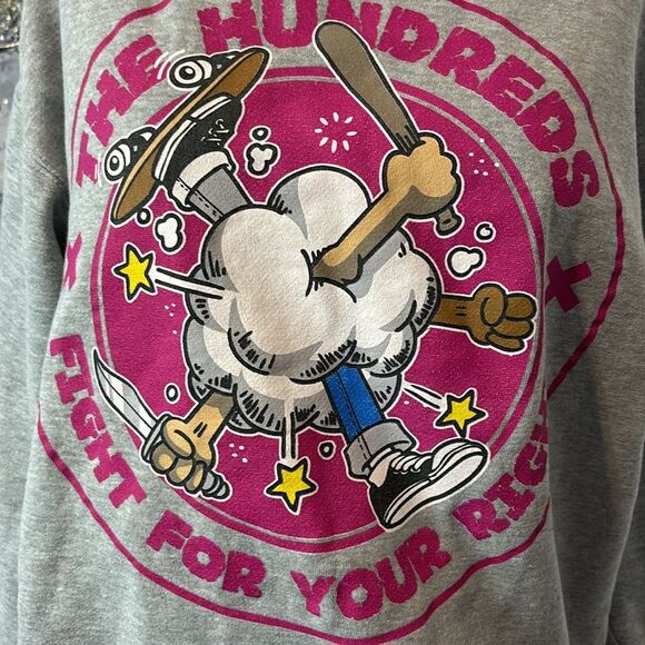 The Hundreds Crewneck Fight for your right - Picture 9 of 13